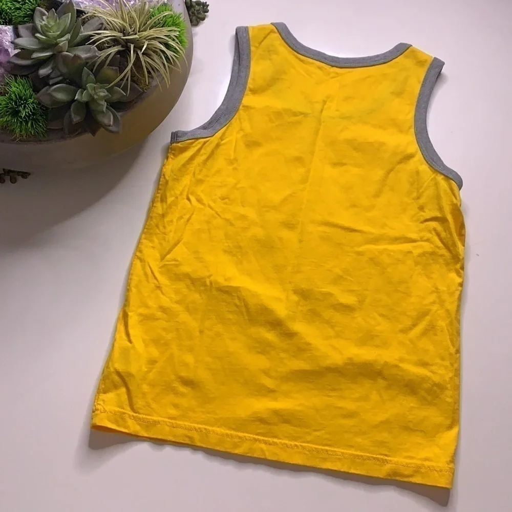 Children’s place yellow basketball finals tank top